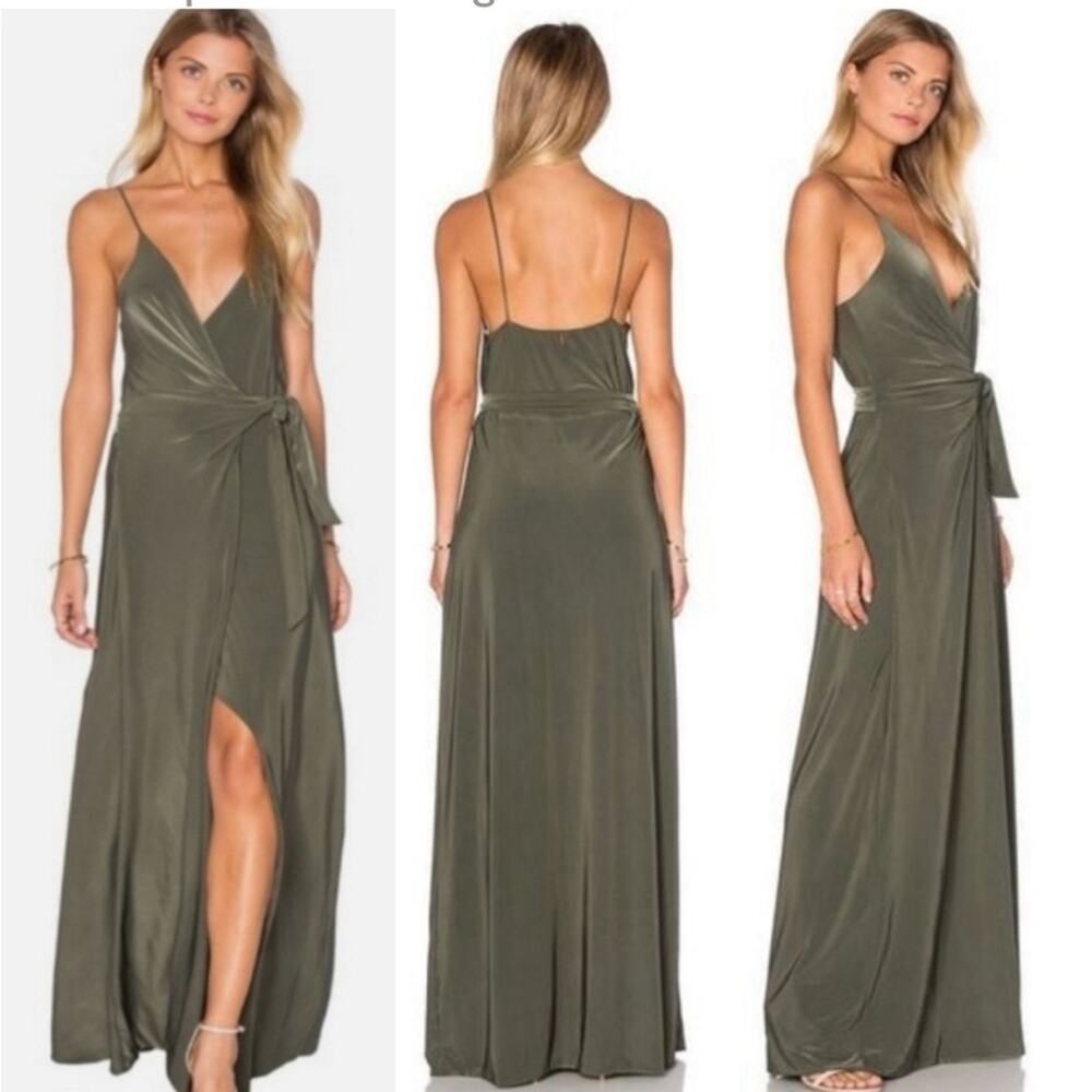NWOT Misa Los Ángeles
Veronika Wrap Tie Maxi Dress black size large